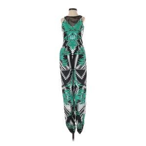 Bless’ed Are The Meek Tropical Boho Pattern Sleeveless Jumpsuit Romper